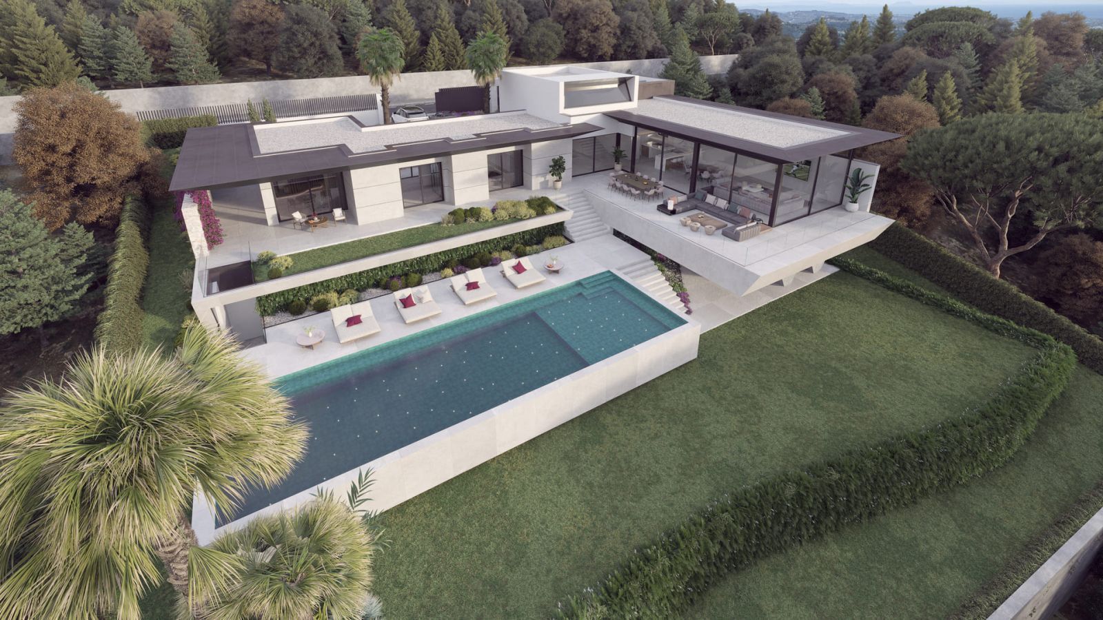 03 modern luxury villa swimming pool